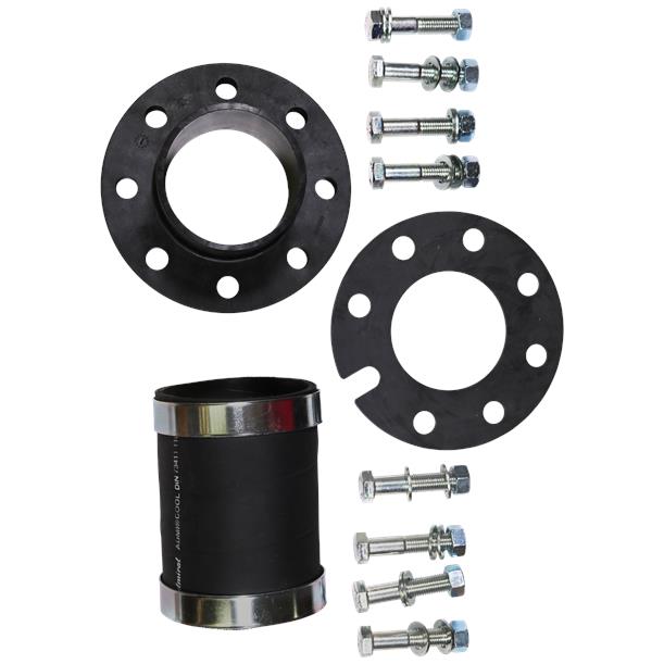 Grundfos KIT, FLANGE W. PIPESOCKET DN80/Ø110 cpl.