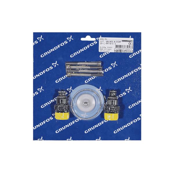 Grundfos KIT, valve/diaph. SD-L-PP/V/C-1