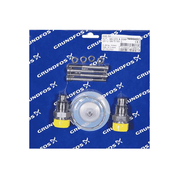 Grundfos KIT, valve/diaph. SD-L-SS/T/SS-1